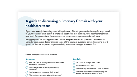 The Talk to Your Doctor Discussion Guide.