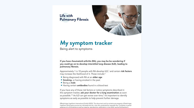 RA-ILD Symptom Tracker